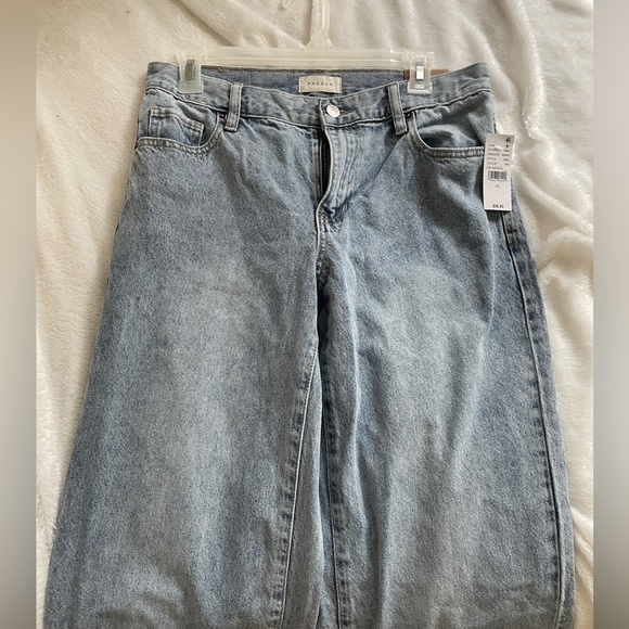 PACSUN Low-rise Medium Indigo Parker Extreme Baggy Jeans - Picture 4 of 5